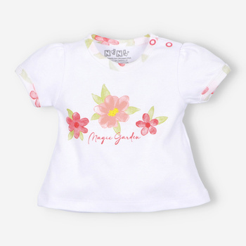 MAGIC GARDEN organic cotton baby t-shirt for baby girl
