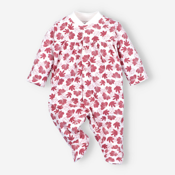Jolly Panda organic cotton baby pajacifier for baby girl