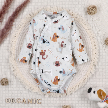 DOGS envelope body in organic cotton for a boy