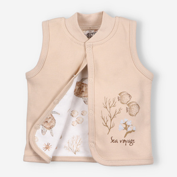 TURTLES organic cotton baby vest for boy