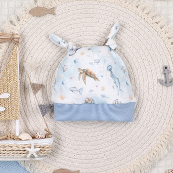 SEA OF JOY baby cap in organic cotton
