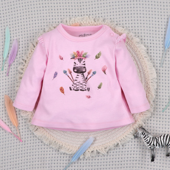 HAPPY ANIMALS organic cotton baby blouse