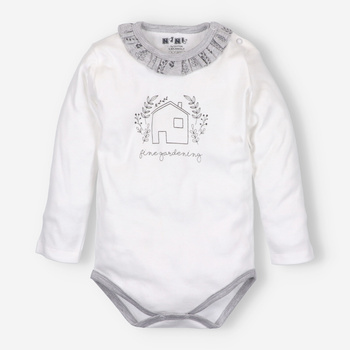 Long sleeve infant bodysuit for baby girl