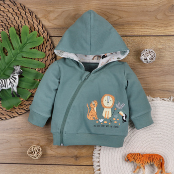 Wild Animals children's sweatshirt in organic cotton