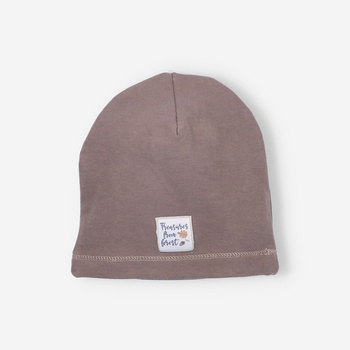 Czapka niemowlęca SKARBY JESIENI z bawełny organicznej dla chłopca