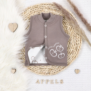 Happy Apples organic cotton baby vest
