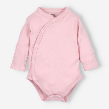 Infant bodysuit made of organic cotton for baby girl