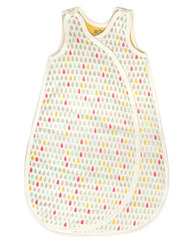 Organic cotton baby sleeping bag for baby girl