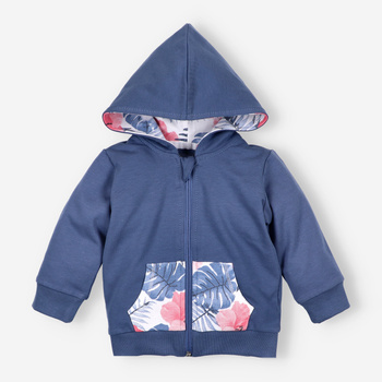 NINI FLAMINGI baby sweatshirt in organic cotton for baby girl