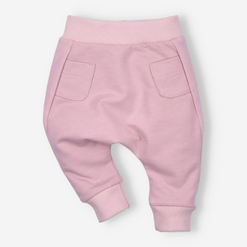 Spodnie dresowe BUTTERFLIES z bawełny organicznej dla dziewczynki