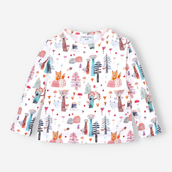 Bluzka dziecięca z długim rękawem.