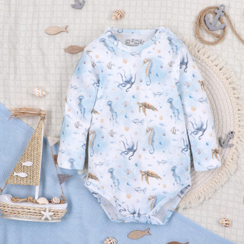 SEA OF JOY organic cotton baby bodysuit
