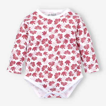 Jolly Panda baby bodysuit in organic cotton for baby girl