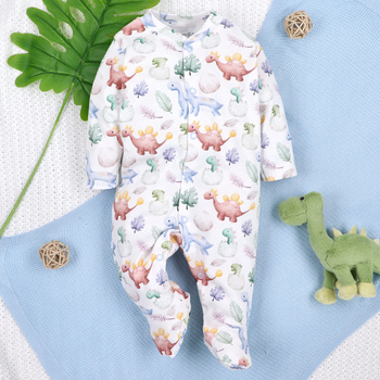DINO EXPLORER organic cotton baby pajacifier