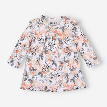 Floral baby dress MAGNOLIA in organic cotton