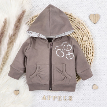 Children's Happy Apples sweatshirt in organic cotton