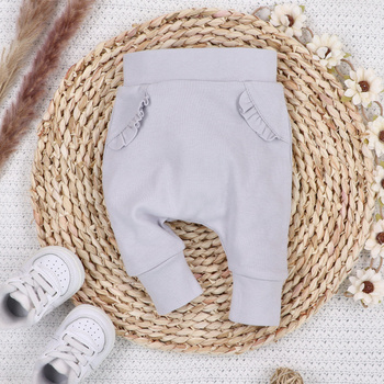 Meadow baby pants in organic cotton for baby girl