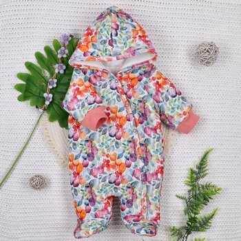 SINGLE baby suit in organic cotton for baby girl
