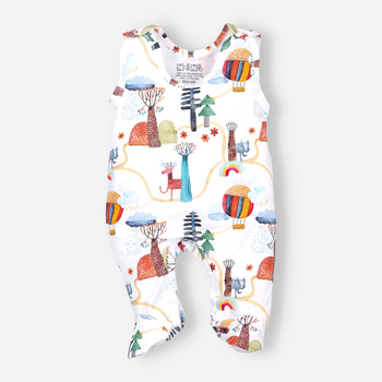 COLORful forest baby sleepwear in organic cotton for baby girl