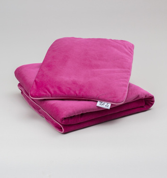 BLANKET SET WITH FILLING LULI LU - VELVET