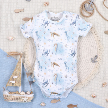 SEA OF JOY organic cotton baby bodysuit